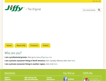 Tablet Screenshot of jiffypot.com